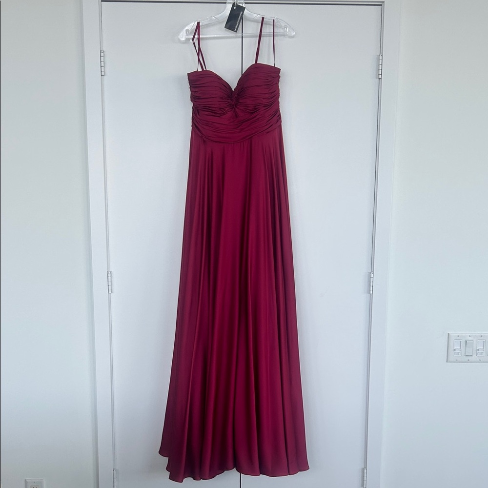 Ladivine Burgundy Gown - Picture 3 of 13